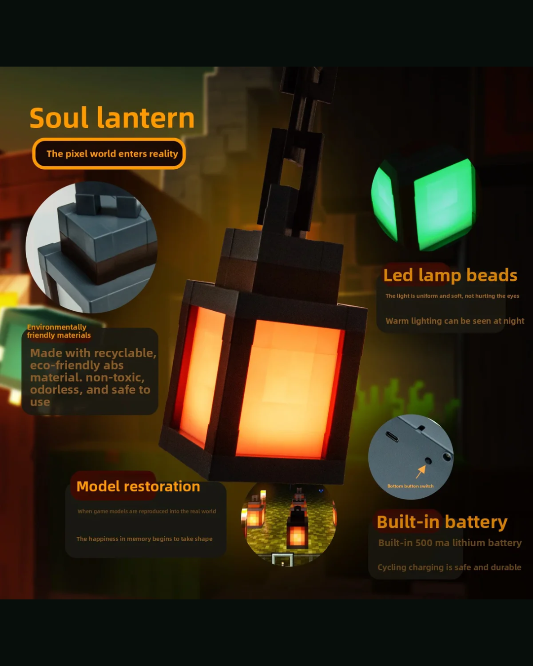 GlowQuest™ Pixel Lantern