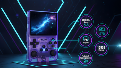 GlowQuest™ RetroPlay Handheld