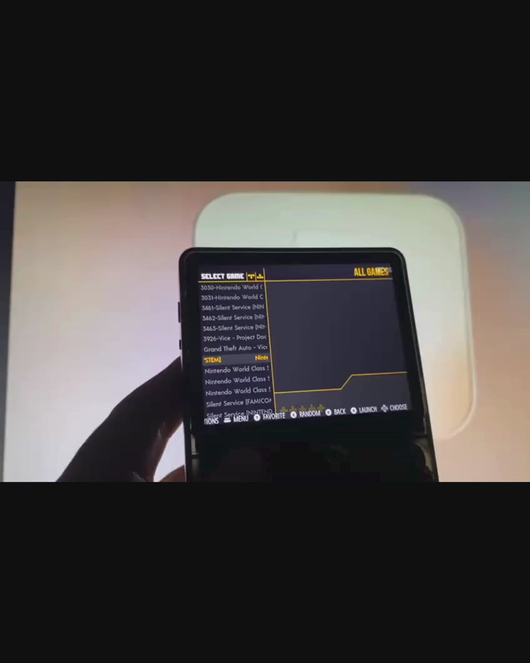 GlowQuest™ RetroPlay Handheld video